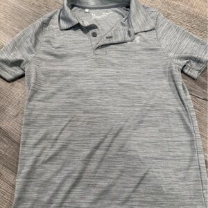 Under Armour Kids Gray Polo Shirt